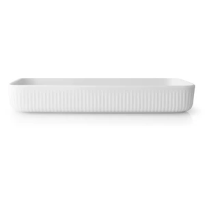 Biely porcelánový servírovací tanier Eva Solo Legio Nova, 24 x 12 cm