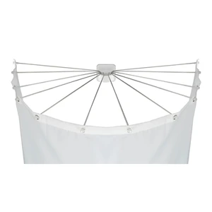 Kruhový držiak na sprchový záves Wenko Shower Umbrella