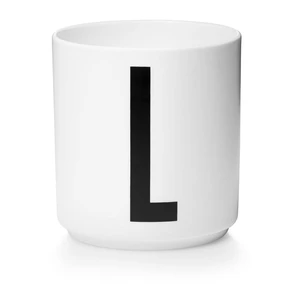 Biely porcelánový hrnček Design Letters Personal L