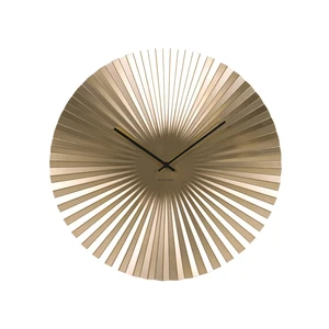 Hodiny v zlatej farbe Karlsson Sensu, ø 50 cm