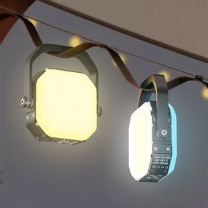 Multifunctional Camping Light Dimmable Colorful Lights Music 7 Color Changing Atmosphere Lamp With 10 Light Mode For Cam