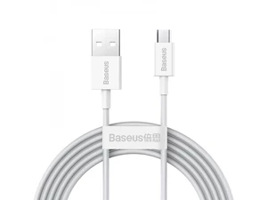 Datový kabel Baseus Superior Series Fast Charging Data Cable USB to Micro 2A 2m, bílá