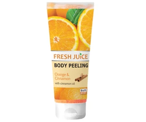 Telový peeling Fresh Juice - Pomaranč a Škorica 200 ml