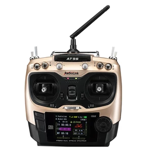 Radiolink AT9S Pro 2.4GHz 10/12CH DSSS FHSS Long Range RC Radio Transmitter SBUS PPM PWM CRSF Output with R12DSM/R9DS RC