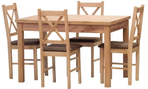STIMA Jídelní set stůl UDINE / židle TERA 4 ks Dub wotan
