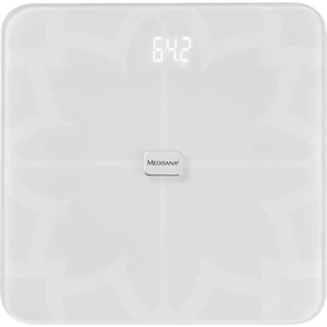 Medisana BS 450 ws váha s diagnostikou telesných parametrov Max. váživosť=180 kg biela s Bluetooth, senzory ITO