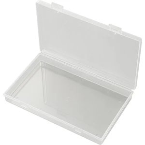 TRU COMPONENTS E-324-S krabička na drobné súčiastky, (d x š x v) 176 x 110 x 26 mm, Priehradiek: 1, pevné rozčlenenie, 1
