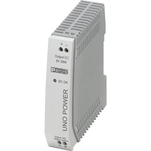 Sieťový zdroj na DIN lištu Phoenix Contact UNO-PS / 1 AC / 5 DC / 25 W 5 V / DC 5 A 25 W 1 x
