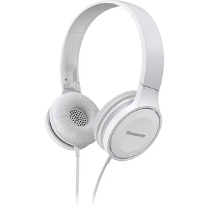 Panasonic RP-HF100ME   slúchadlá On Ear na ušiach zložiteľná, Headset biela