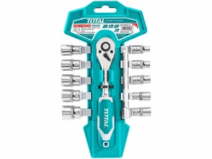 Hlavice nástrčné 1/4", sada 12ks, industrial