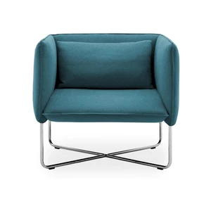Tyrkysovomodré kreslo Softline Groove