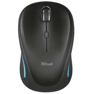 Myš Trust Yvi FX Wireless (22333) čierna bezdrôtová myš • LED podsvietenie • micro USB prijímač • pogumované boky • dosah 8 m • 800/1 600 DPI • tlačid