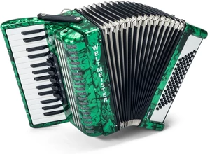 Weltmeister Juwel 30/72/III/5 MT Verde Acordeon cu clape