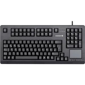 CHERRY Touchboard G80-11900 USB klávesnica nemecká, QWERTZ, Windows® čierna integrovaný touchpad, tlačidlá myši, 19" apl