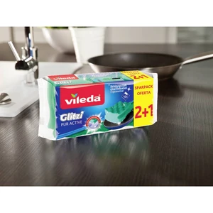 Čistič hrncov Glitzi Pur Activ 2 + 1 zdarma 442
