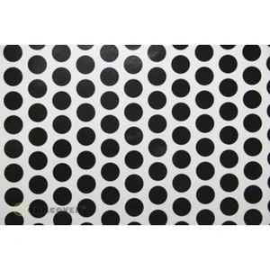 Oracover 41-010-071-010 nažehlovacia fólia Fun 1 (d x š) 10 m x 60 cm biela, čierna