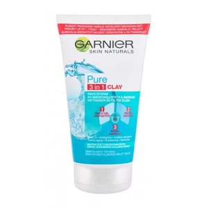 Garnier Pure 3in1 150 ml čistiaci gél pre ženy na mastnú pleť; na problematickú pleť s akné