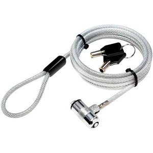 LogiLink káblový zámok pre notebooky, kódový  zámok s kľúčom vr. 2 kľúčov 15 mm NBS009
