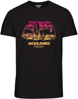 Jack&Jones Pánské triko JORARUBA Standard Fit 12258057 Black S
