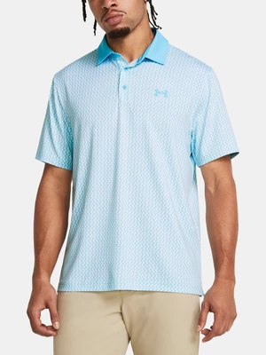 Under Armour Tričko UA Playoff 3.0 Printed Polo-BLU - Pánské