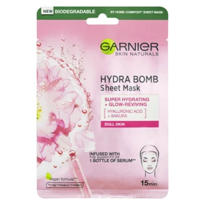 GARNIER Skin Naturals Hydra Bomb Textilní maska Sakura 28 g