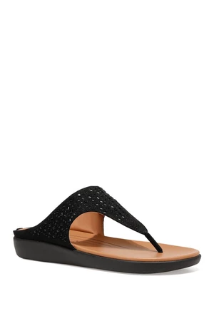 İnci Inci Hephaistos 1Fx Black Woman Slippers Flat