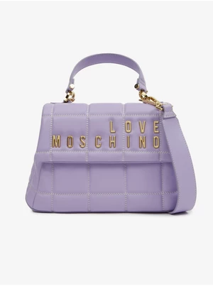 Svetlofialová dámska kabelka Love Moschino - pre ženy