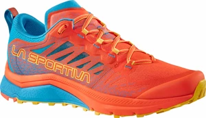 La Sportiva Jackal II Cherry Tomato/Tropic Blue 43 Chaussures de trail running