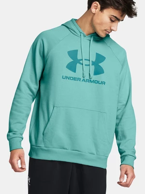 Under Armour Mikina UA Rival Fleece Logo HD-GRN - Pánské