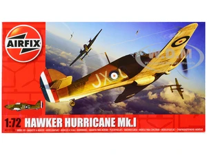 Level 1 Model Kit Hawker Hurricane Mk.I Fighter Aircraft 1/72 Plastic Model Kit by Airfix