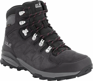 Jack Wolfskin Refugio Texapore Mid W Dark Steel/Purple 38 Dámské outdoorové boty