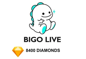 Bigo Live - 8000 + 400 Bonus Diamonds CD Key