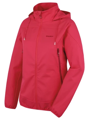 Husky Sonny L M, pink Dámská softshell bunda