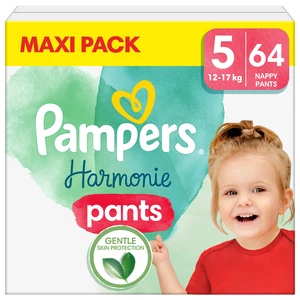 Pampers Harmonie Pants Plienkové nohavičky vel. 5, 12-17 kg 64 ks