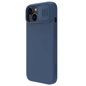 Silikonový kryt Nillkin CamShield Silky pro Apple iPhone 15 Plus, midnight blue
