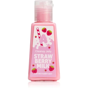 Not So Funny Any Cleansy Jelly Strawberry Milk čisticí gel na ruce 30 ml