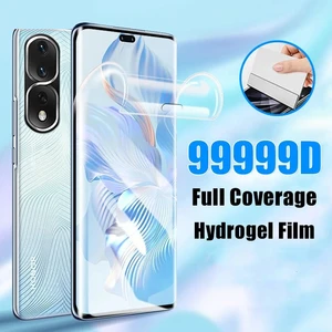 Full Cover Hydrogel Film for Honor 30 Pro Plus 70 Pro+ 5G Screen Protector for Honor 80 70 50 60 Pro SE Protecitve Film