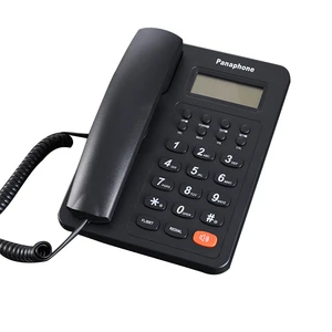 Corded Caller ID telephone with speaker hands free office telephone desk/wall mountable landline phones for home hotel
