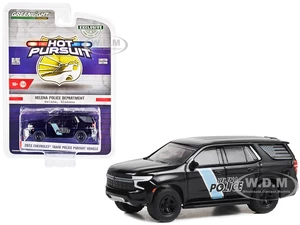 2022 Chevrolet Tahoe Police Pursuit Vehicle (PPV) Black "Helena Police Department - Helena Alabama" "Hot Pursuit" "Hobby Exclusive" Series 1/64 Dieca