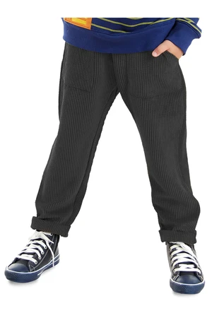Mushi Corduroy Anthracite Boys' Pants