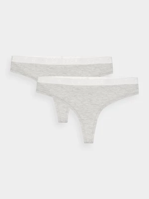 Dámské spodní prádlo kalhotky (2-pack) - šedé