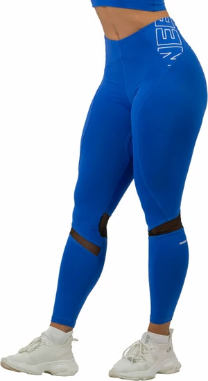 Nebbia FIT Activewear High-Waist Leggings Blue L Fitness pantaloni