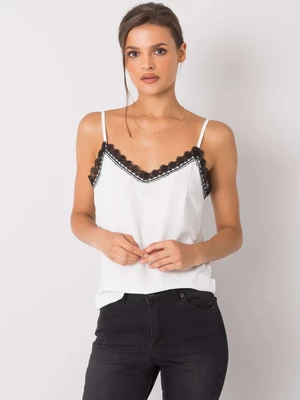 Women's black and white top