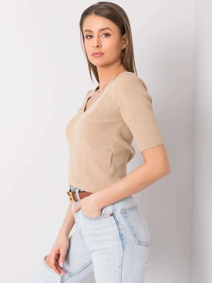 Beige blouse Elianna RUE PARIS