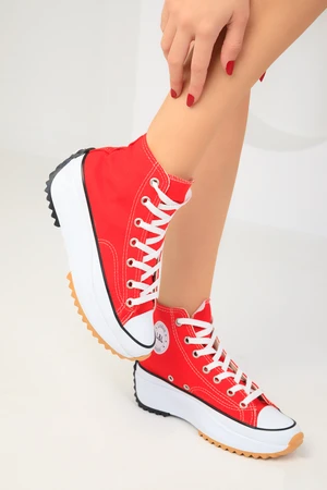 Soho Red Women's Sneakers 18153