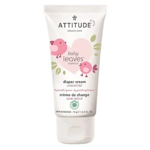 ATTITUDE Baby leaves zinkový krém na opruzeniny bez vůně 75 ml