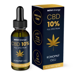 MOVIT ENERGY CBD 10% Full Spectrum konopný olej 10 ml