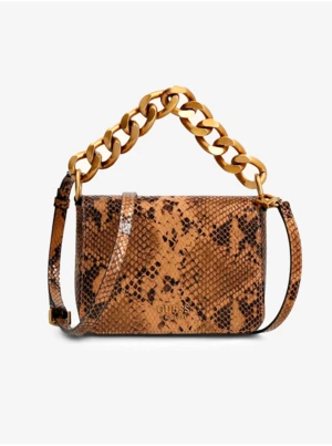 Brown Women Patterned Small Crossbody Handbag Guess Tullia - Women
