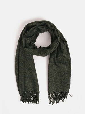 Jack & Jones Solid Dark Green Brindle Scarf - Men