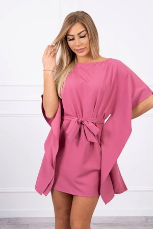 Batwings dress Oversize pink